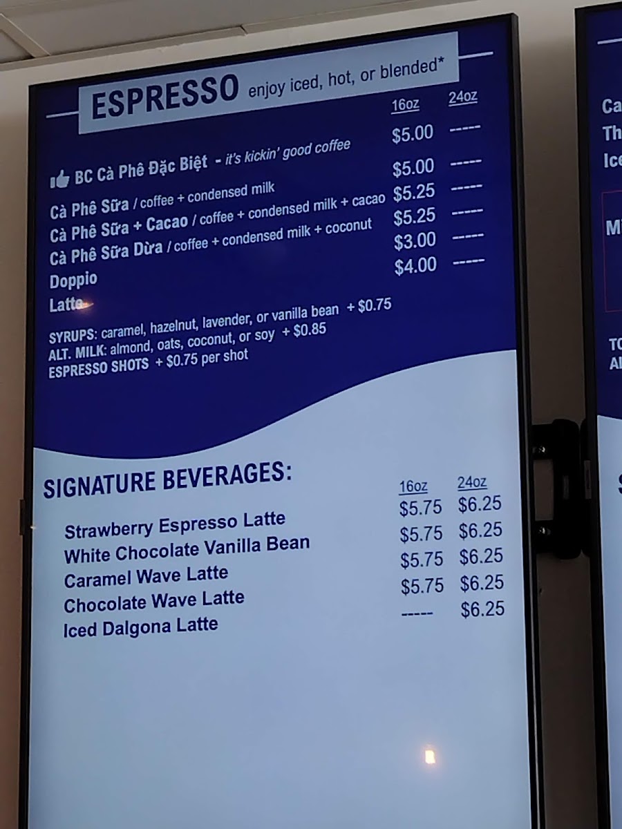 Menu Bc Bubble Tea And Bánh Mì-7