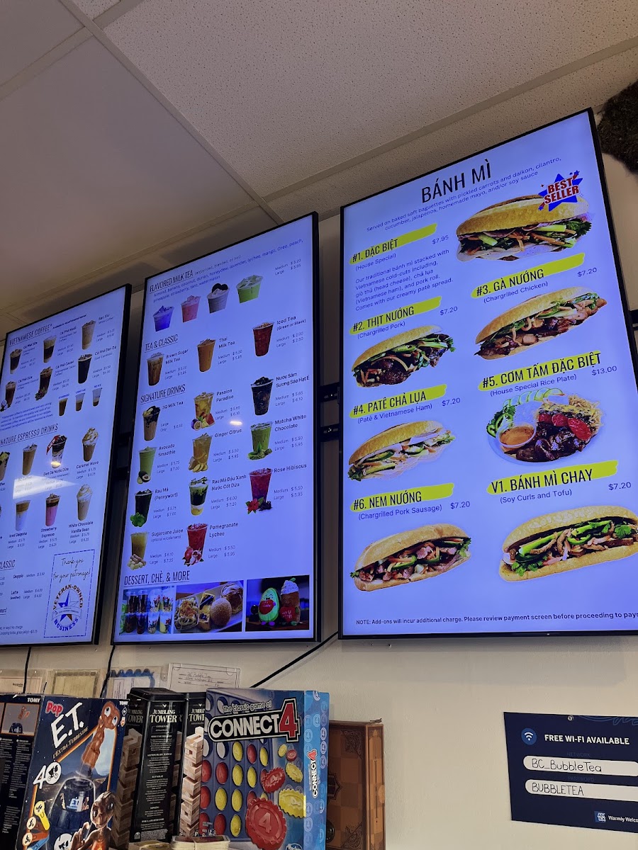 Menu Bc Bubble Tea And Bánh Mì-9
