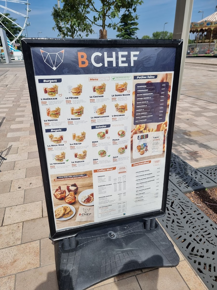 Menu Bchef Burgers - Tours-9