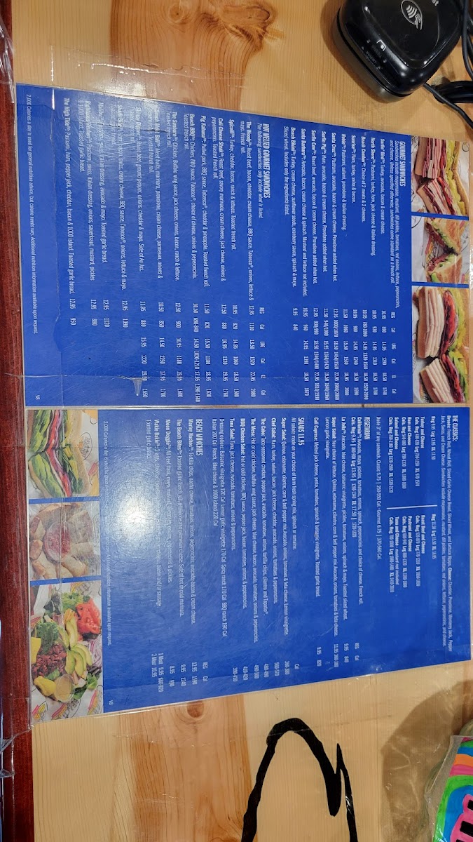 Menu Beach Hut Deli-10