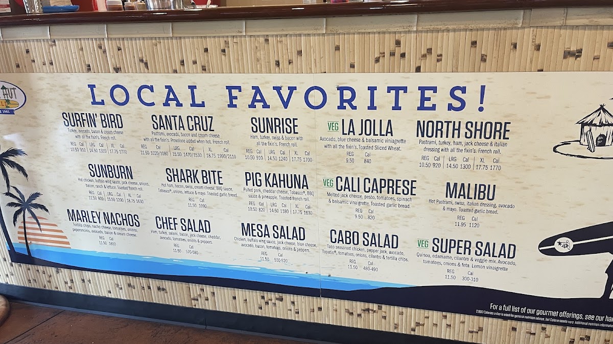 Menu Beach Hut Deli-7