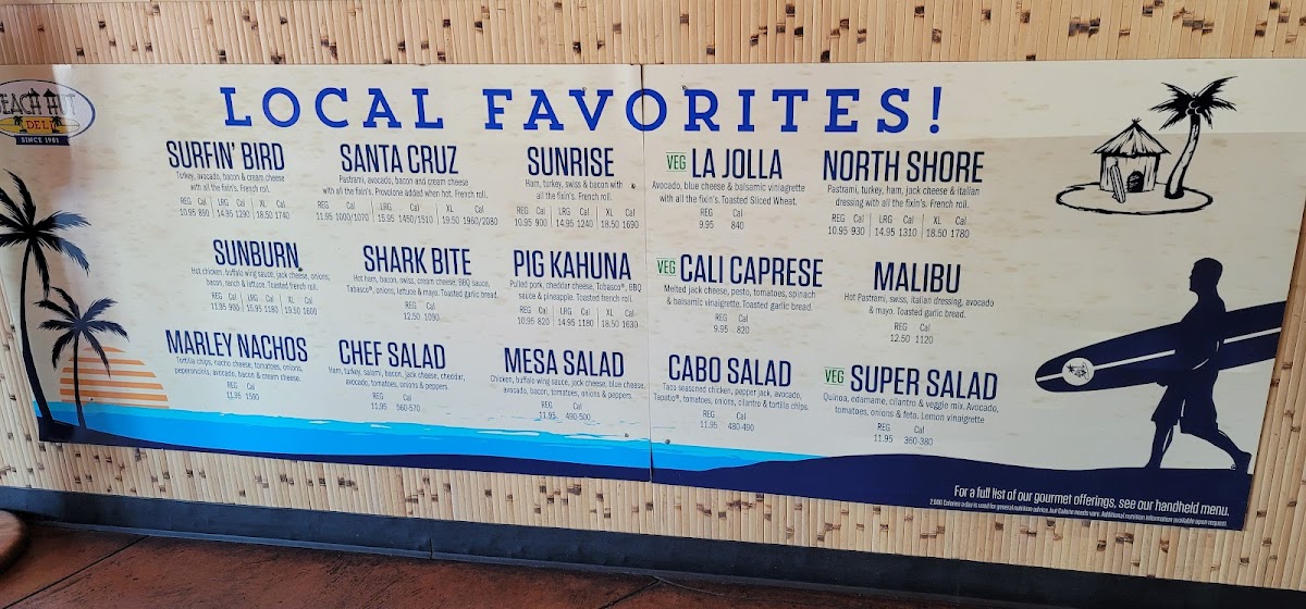 Menu Beach Hut Deli-9