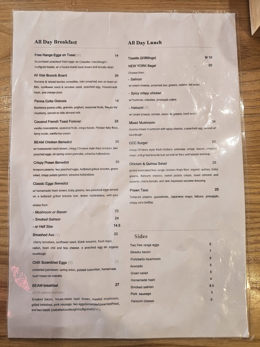 Menu Beam Cafe-2