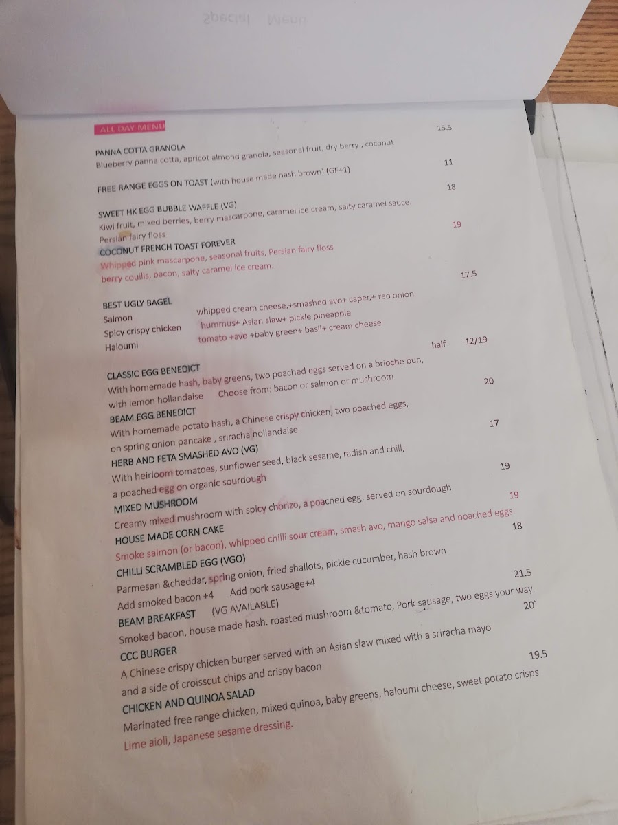 Menu Beam Cafe-9