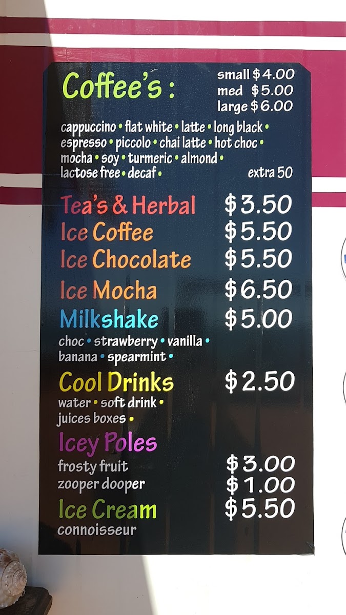 Menu Bean Drifting-2