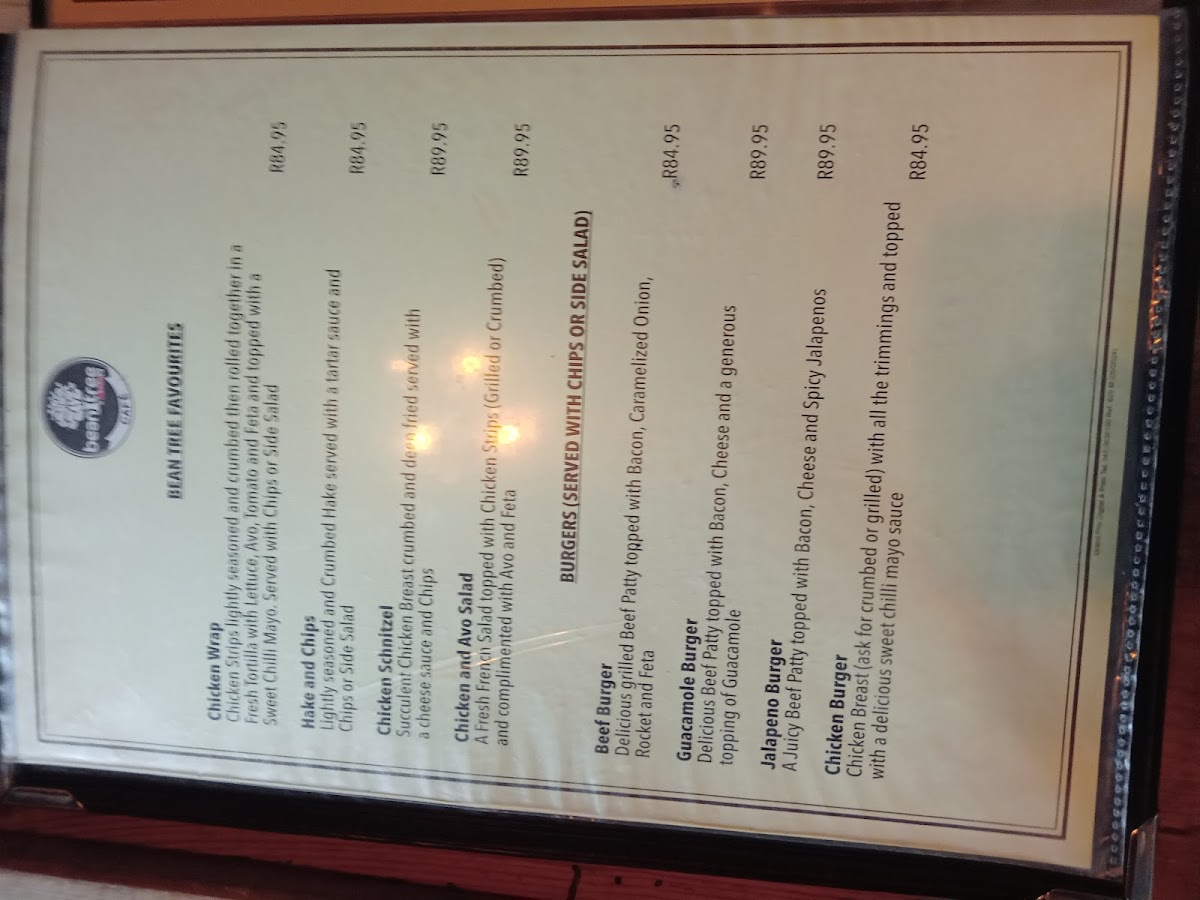 Menu Bean Tree Cafe-7