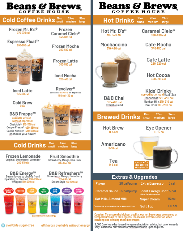 Menu Beans & Brews Coffee House-1