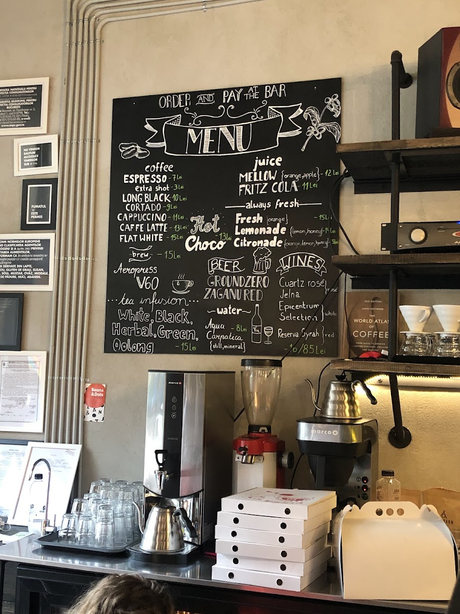 Menu Beans & Dots Specialty Coffee-10