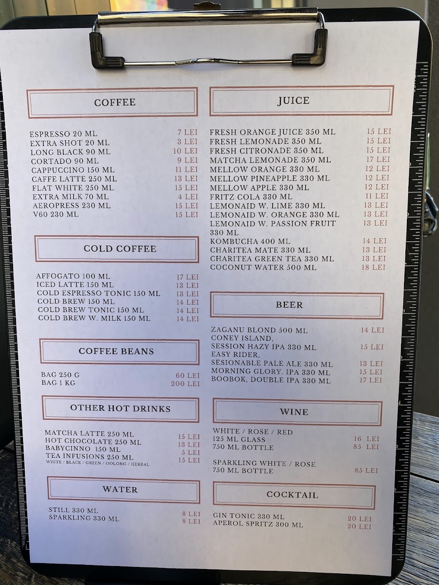 Menu Beans & Dots Specialty Coffee-3