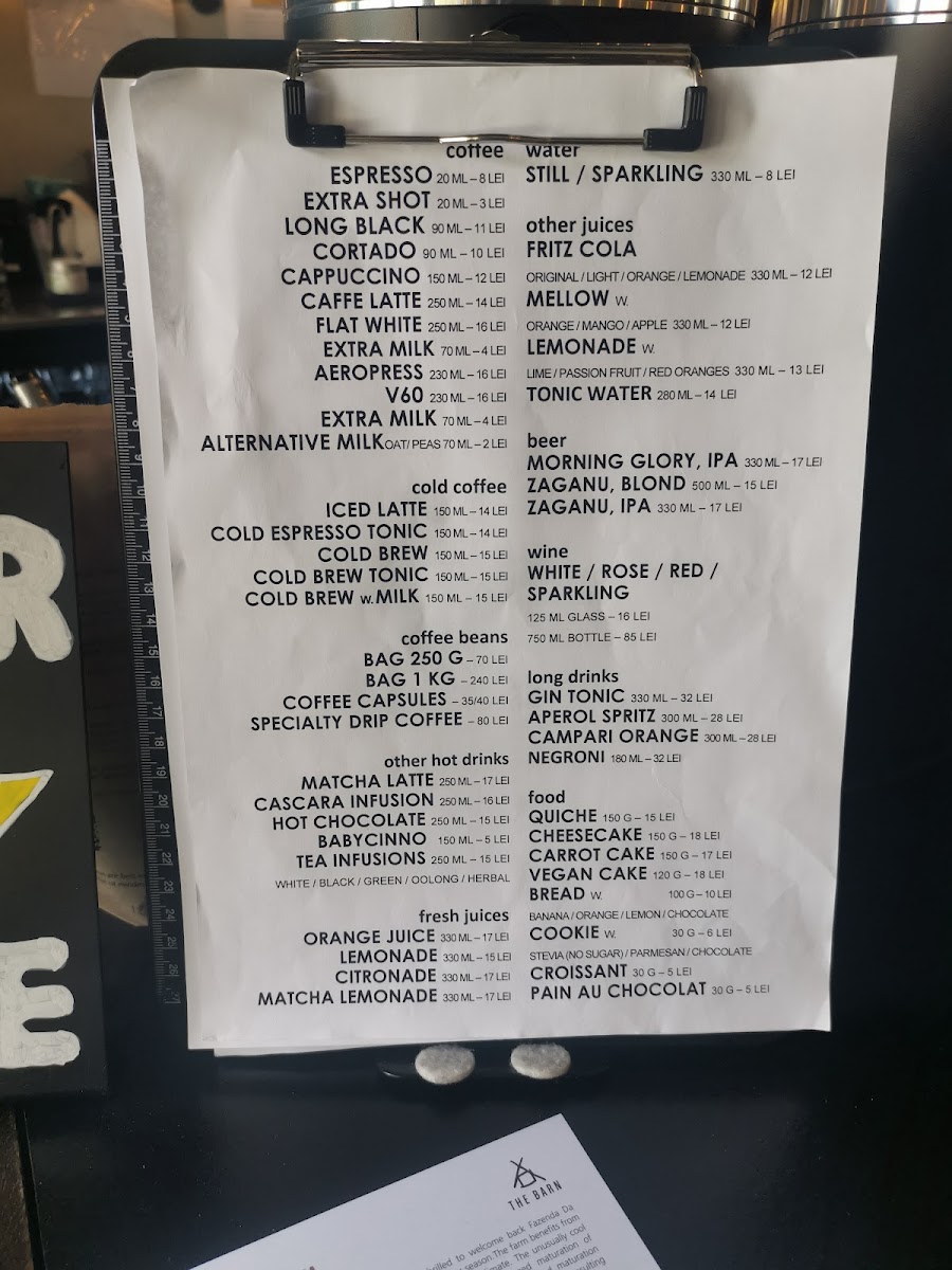 Menu Beans & Dots Specialty Coffee-8