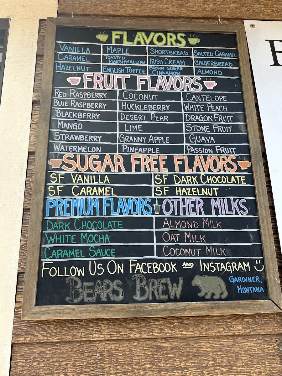 Menu Bears Brew-9