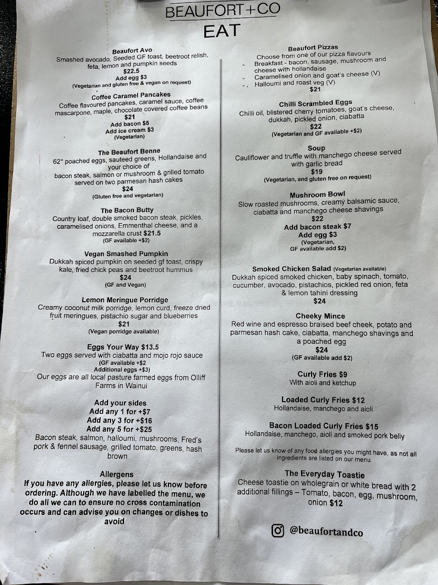 Menu Beaufort Co-4