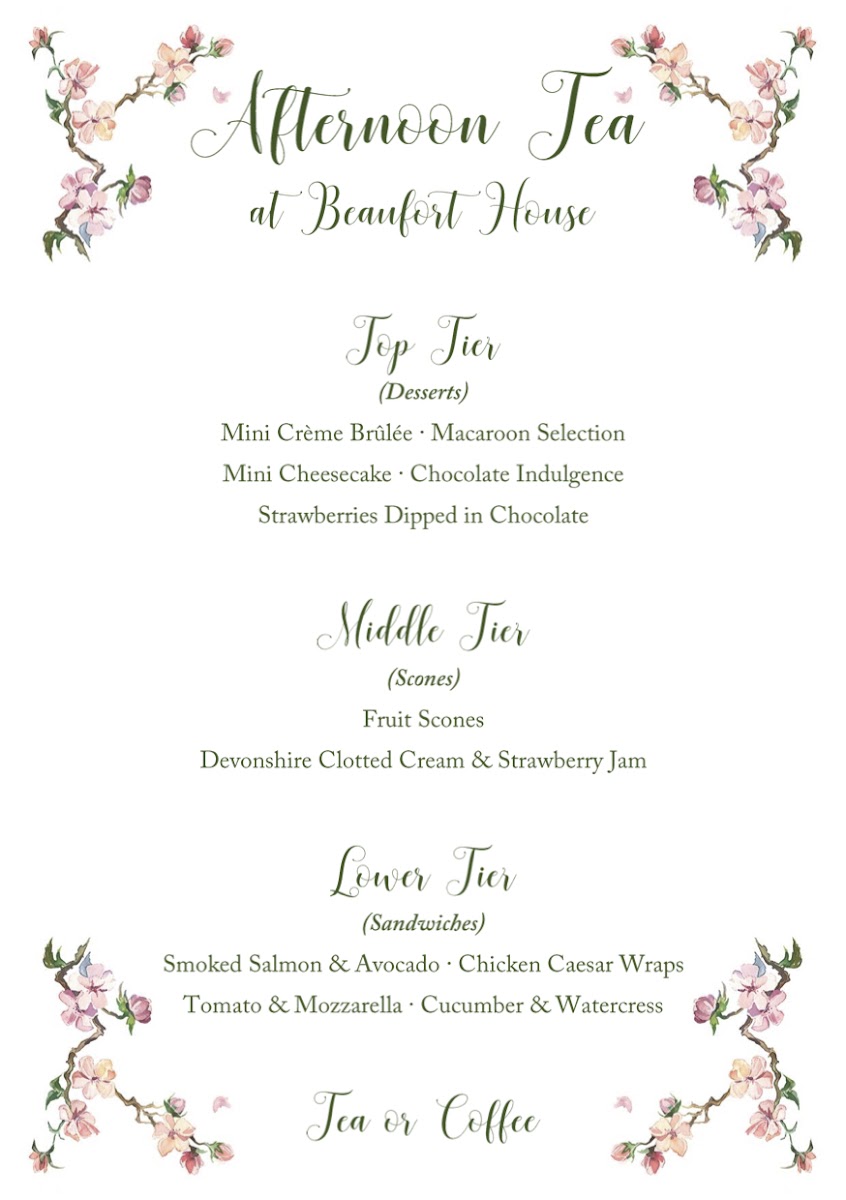 Menu Beaufort House Chelsea-9