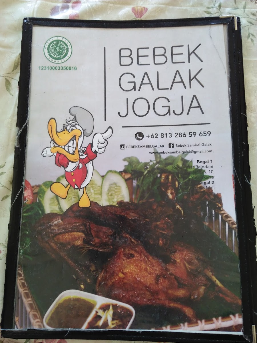 Menu Bebek Galak Jogja-10