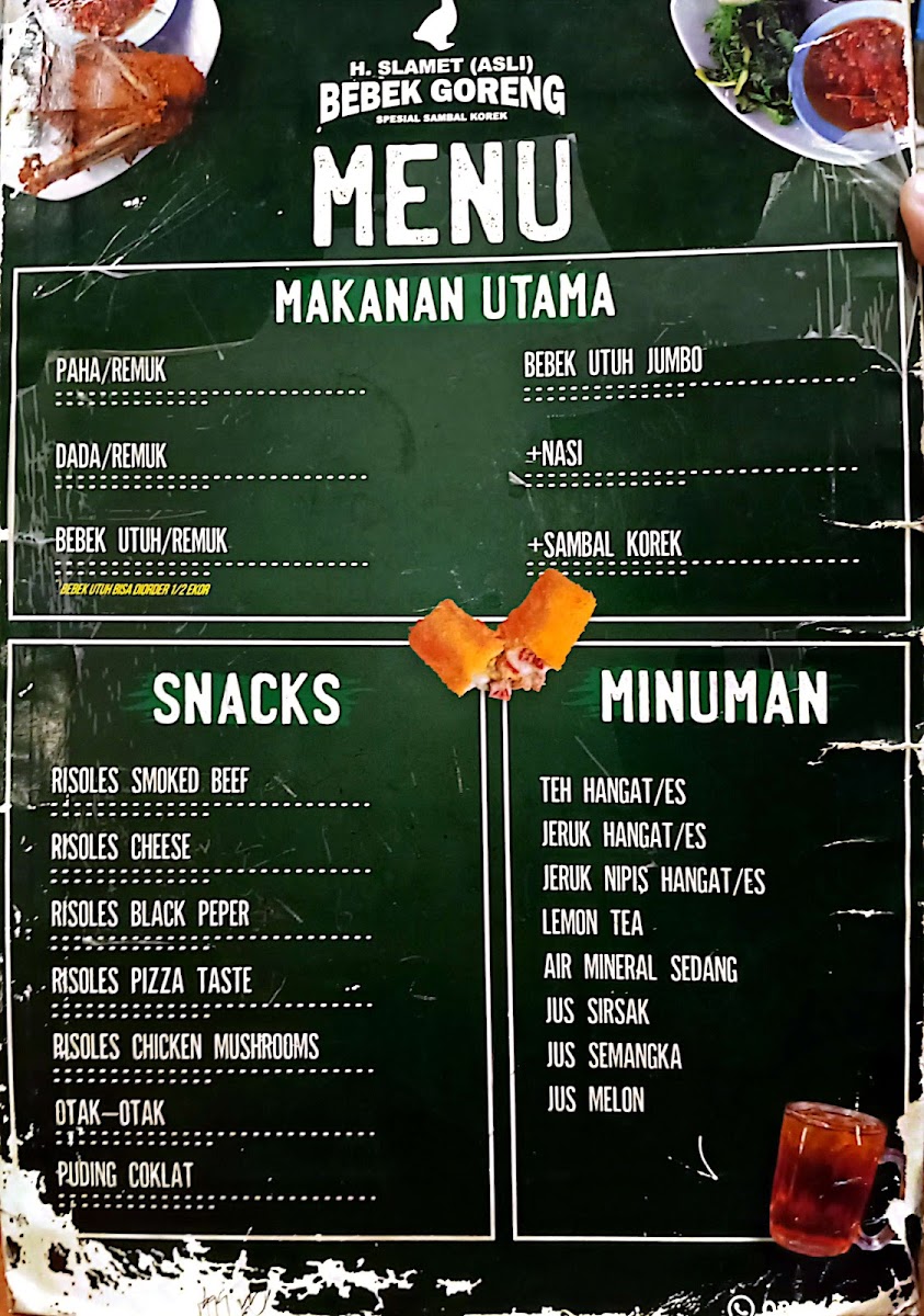 Menu Bebek Goreng H. Slamet (Bhayangkara)-1
