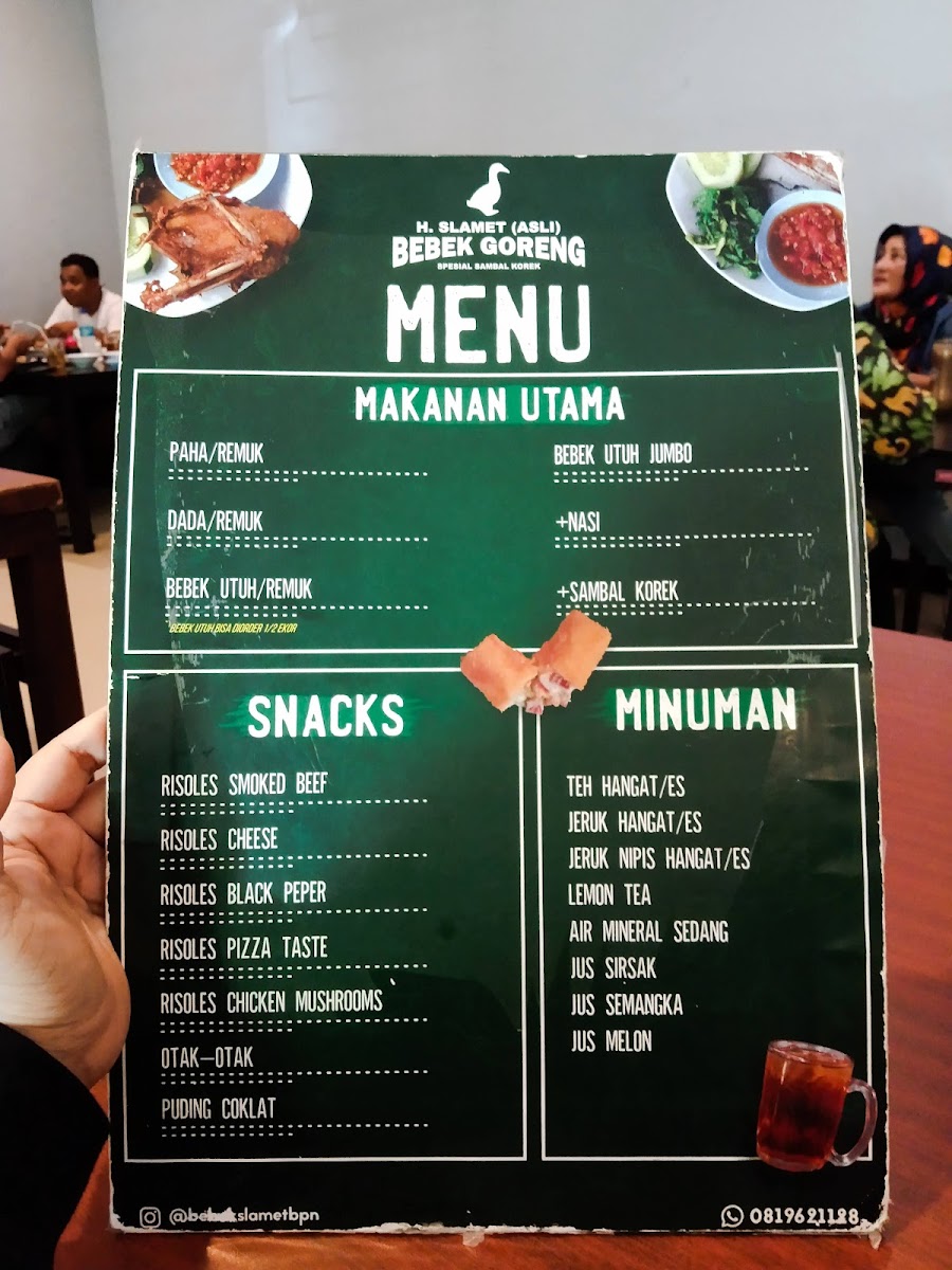 Menu Bebek Goreng H. Slamet (Bhayangkara)-2