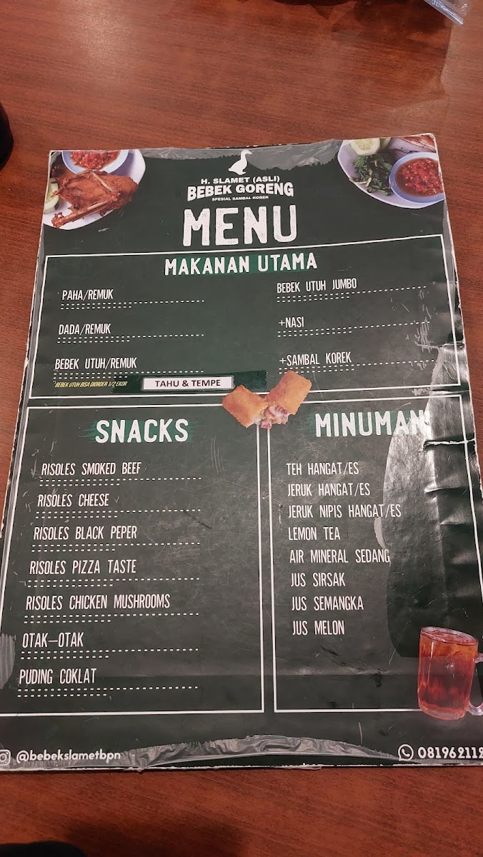 Menu Bebek Goreng H. Slamet (Bhayangkara)-3