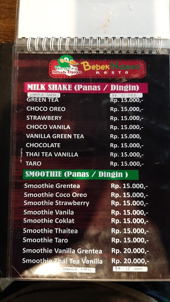 Menu Bebek Ndeso Dan Djoyo Homestay-4