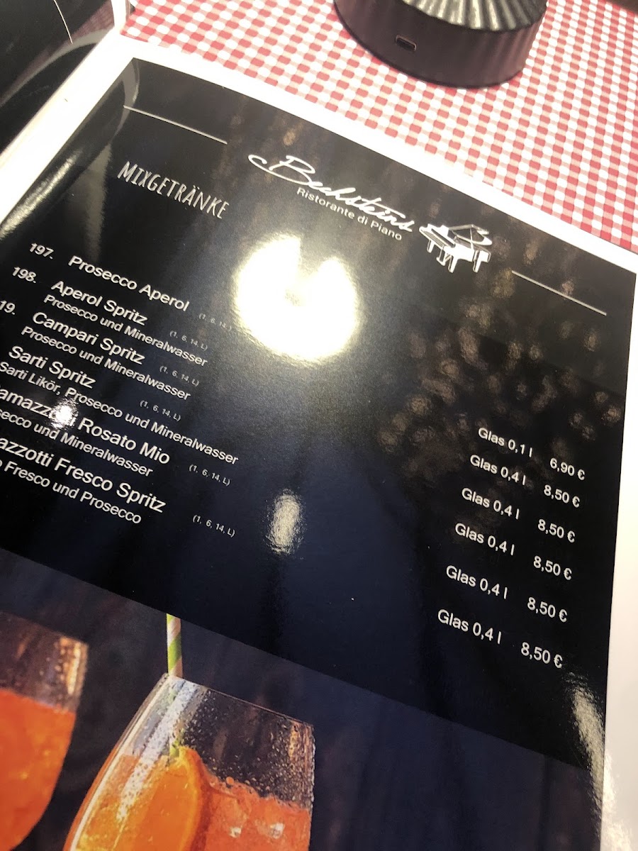 Menu Bechsteins Ristorante Di Piano-3