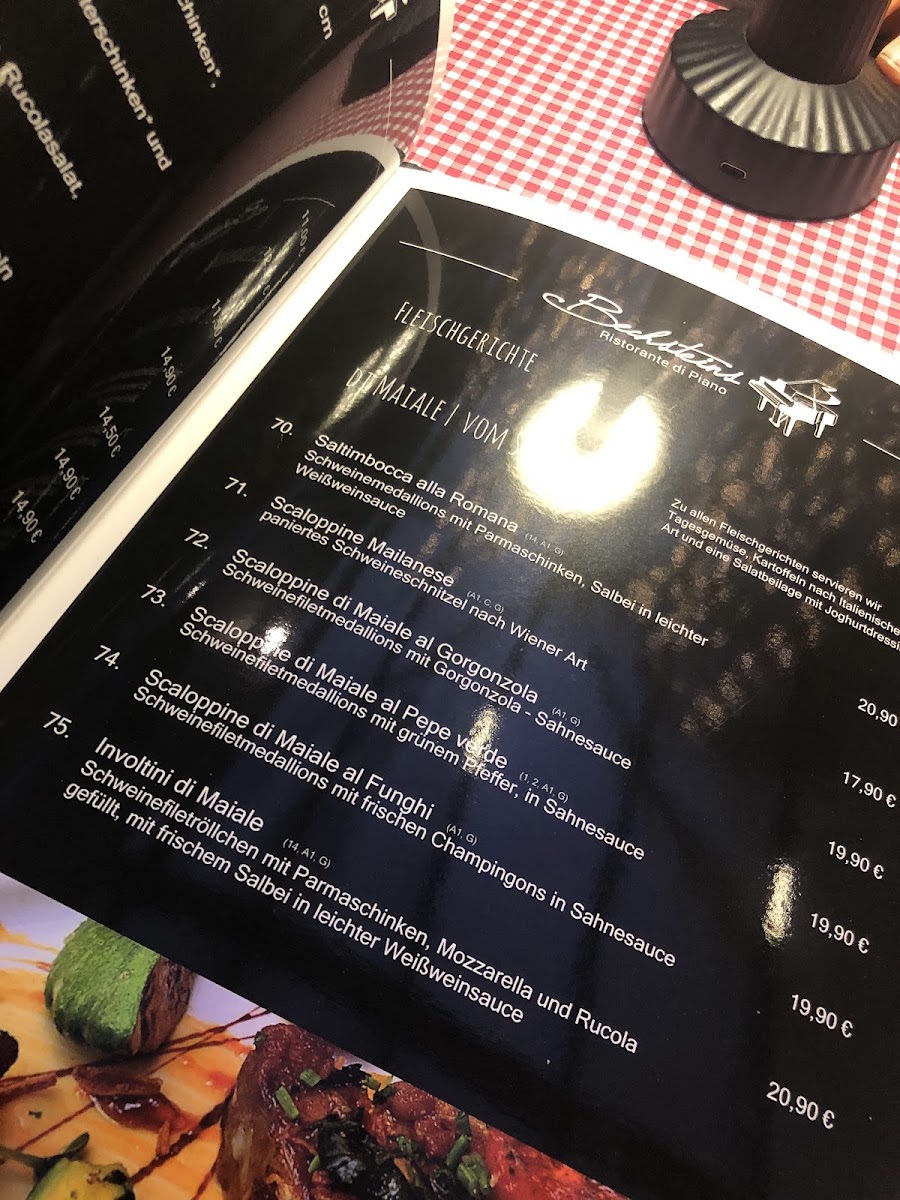 Menu Bechsteins Ristorante Di Piano-5