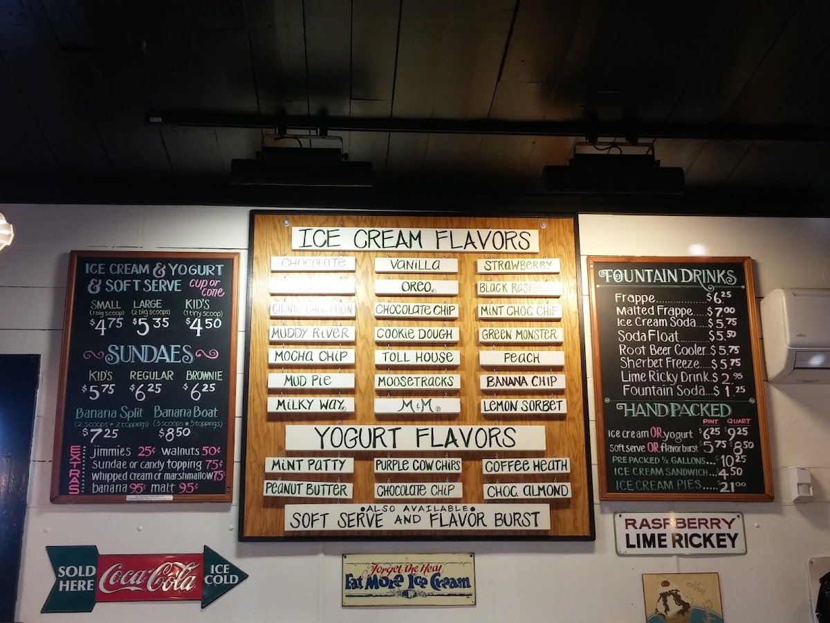 Menu Bedford Farms Ice Cream-6