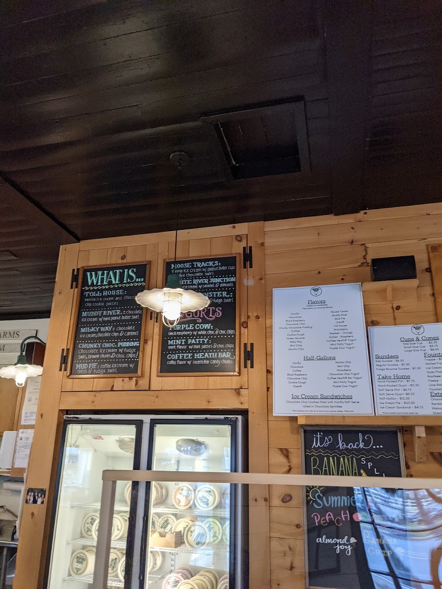 Menu Bedford Farms Ice Cream-8