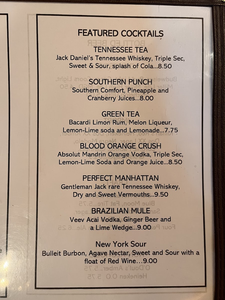 Menu Bedillon`s Restaurant-2