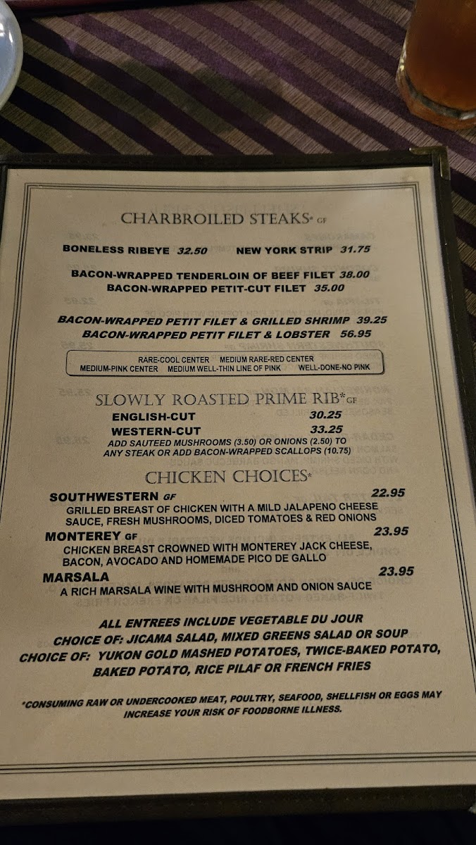 Menu Bedillon`s Restaurant-9