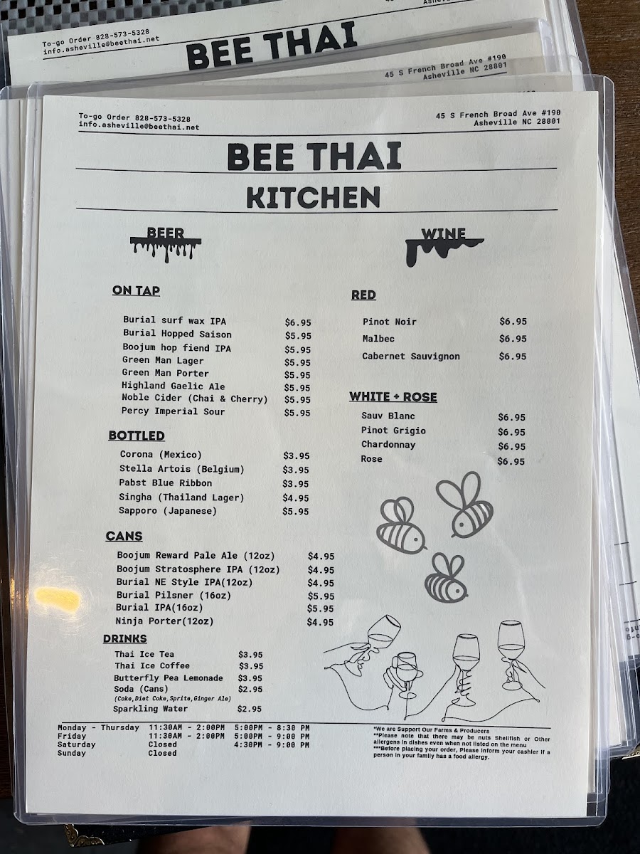 Menu Bee Thai Kitchen-3