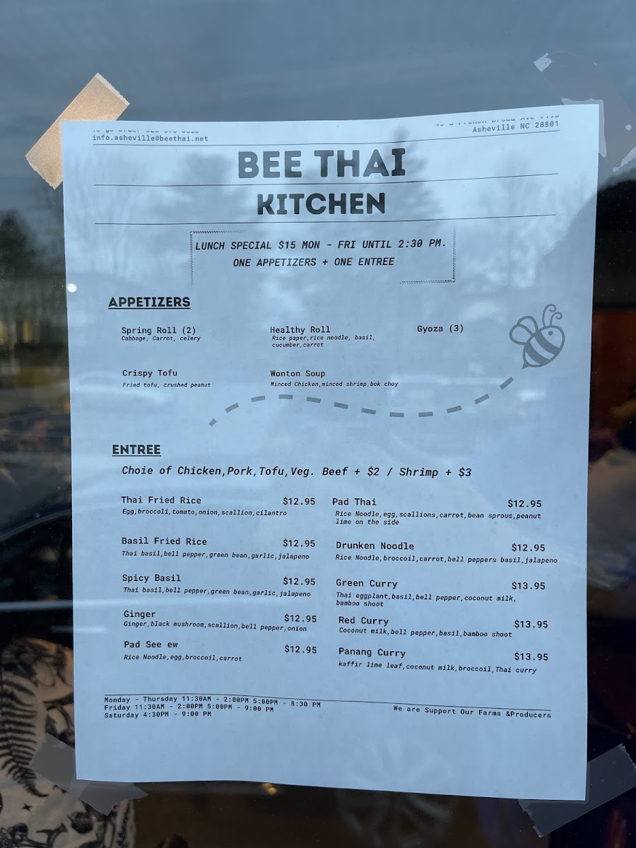 Menu Bee Thai Kitchen-4
