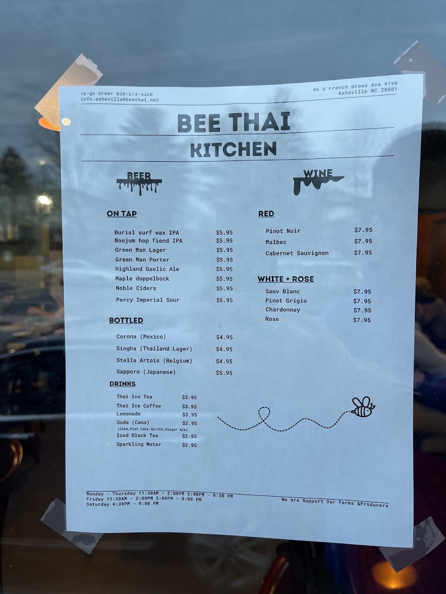 Menu Bee Thai Kitchen-5