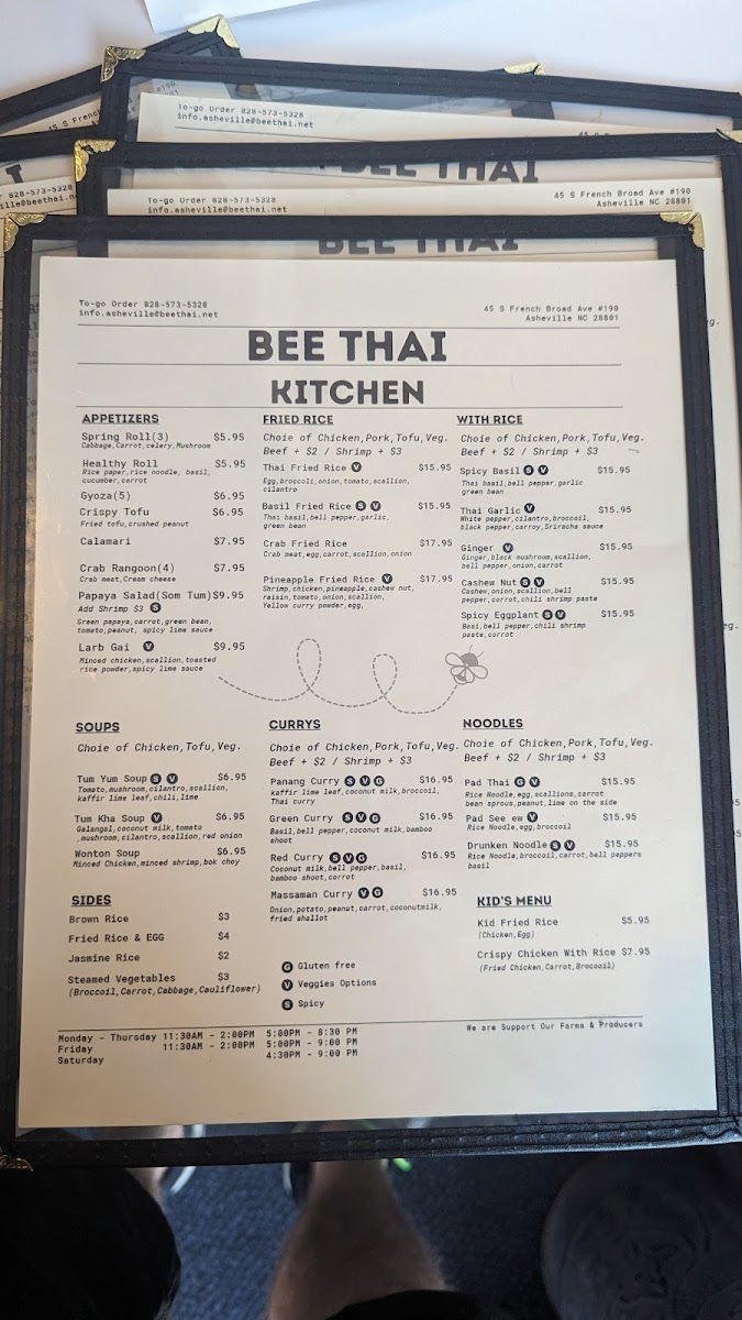 Menu Bee Thai Kitchen-7