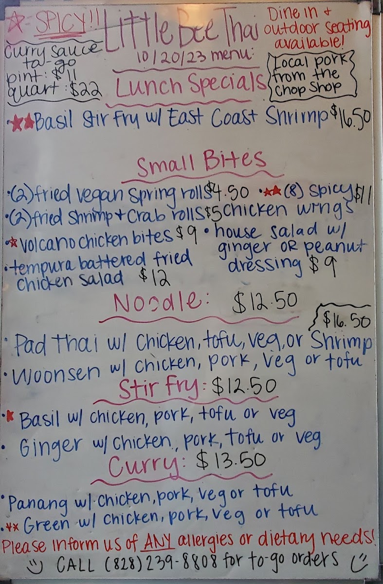 Menu Bee Thai Kitchen-8
