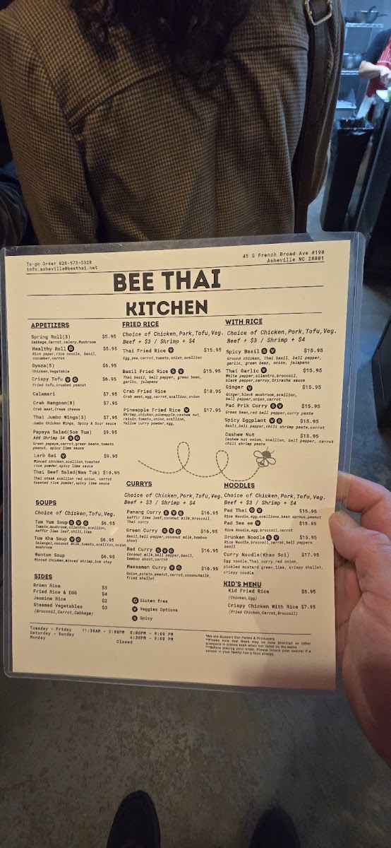 Menu Bee Thai Kitchen-9