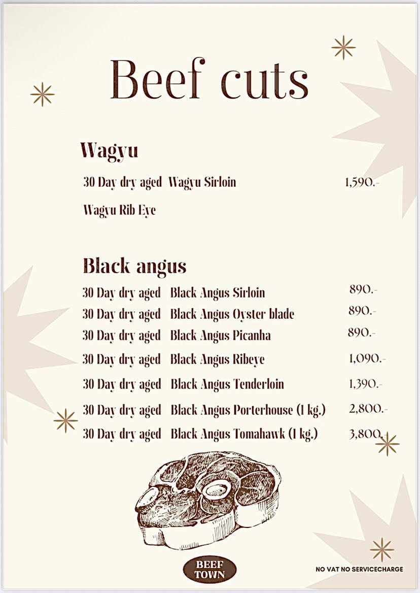 Menu Beef Town Eatery & Grill Hua-Hin-5