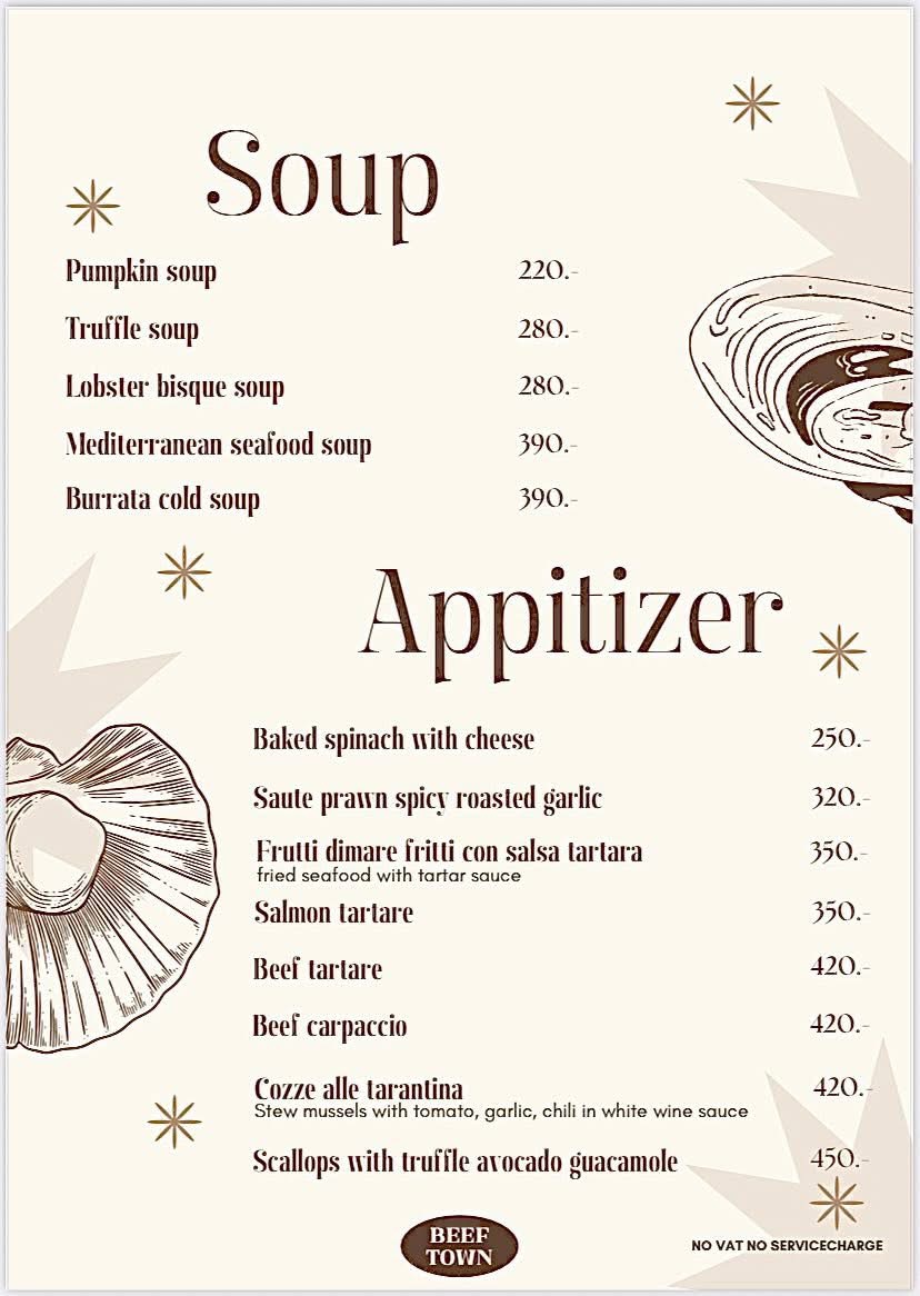 Menu Beef Town Eatery & Grill Hua-Hin-6