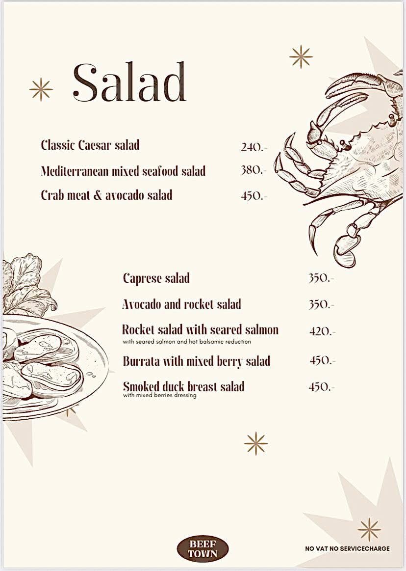 Menu Beef Town Eatery & Grill Hua-Hin-7