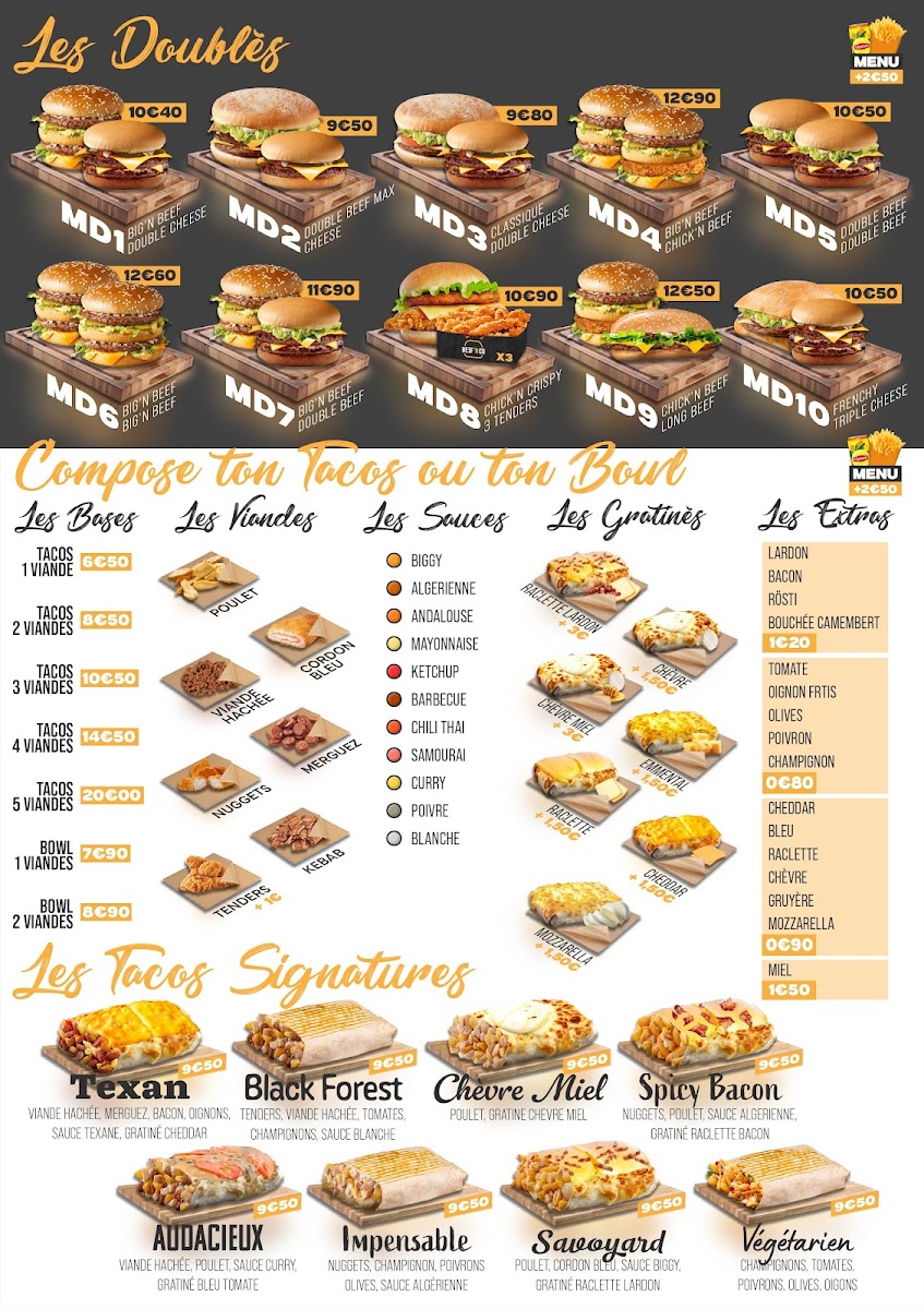 Menu Beef’N Co Compiègne-2