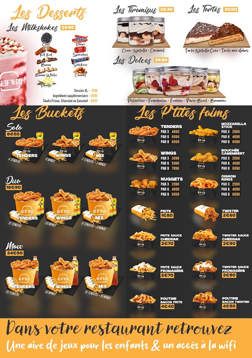 Menu Beef’N Co Compiègne-3