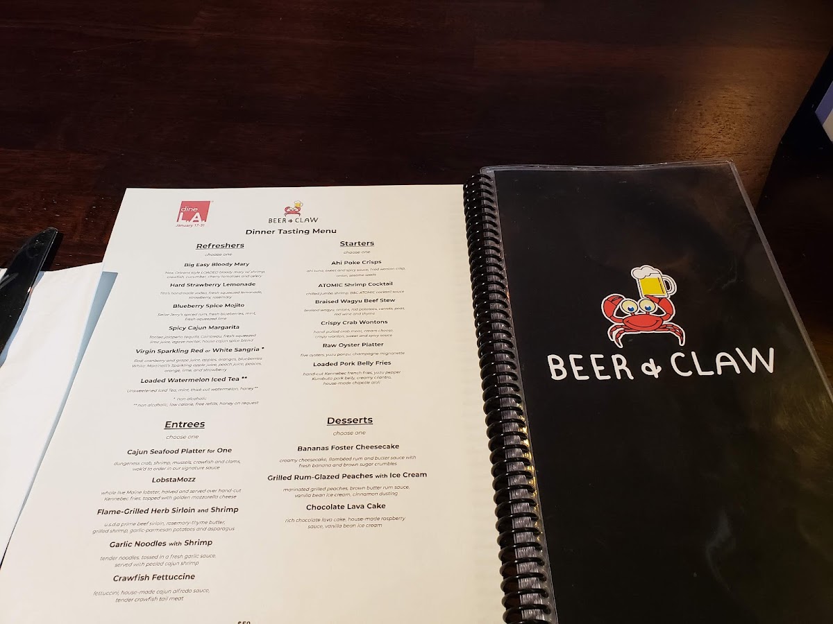Menu Beer & Claw-5
