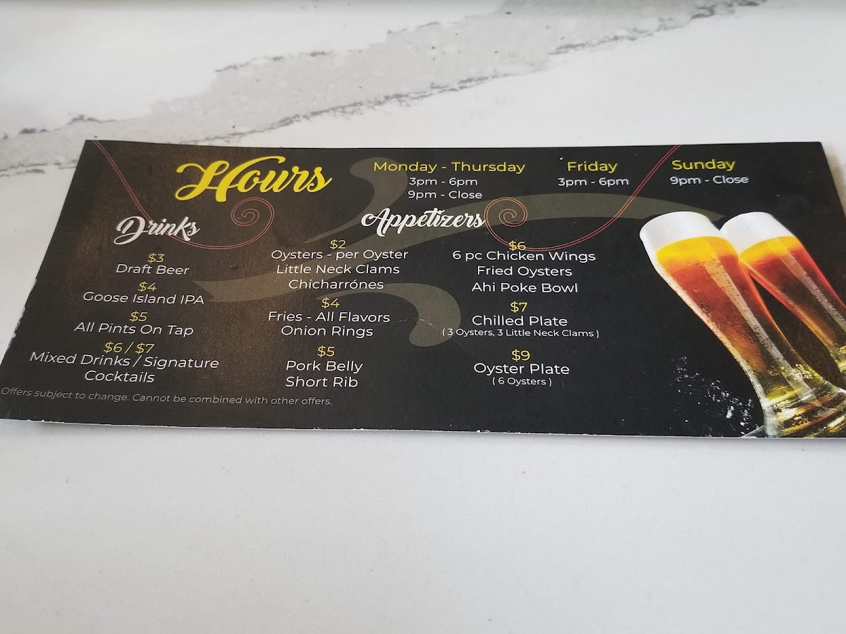 Menu Beer & Claw-9