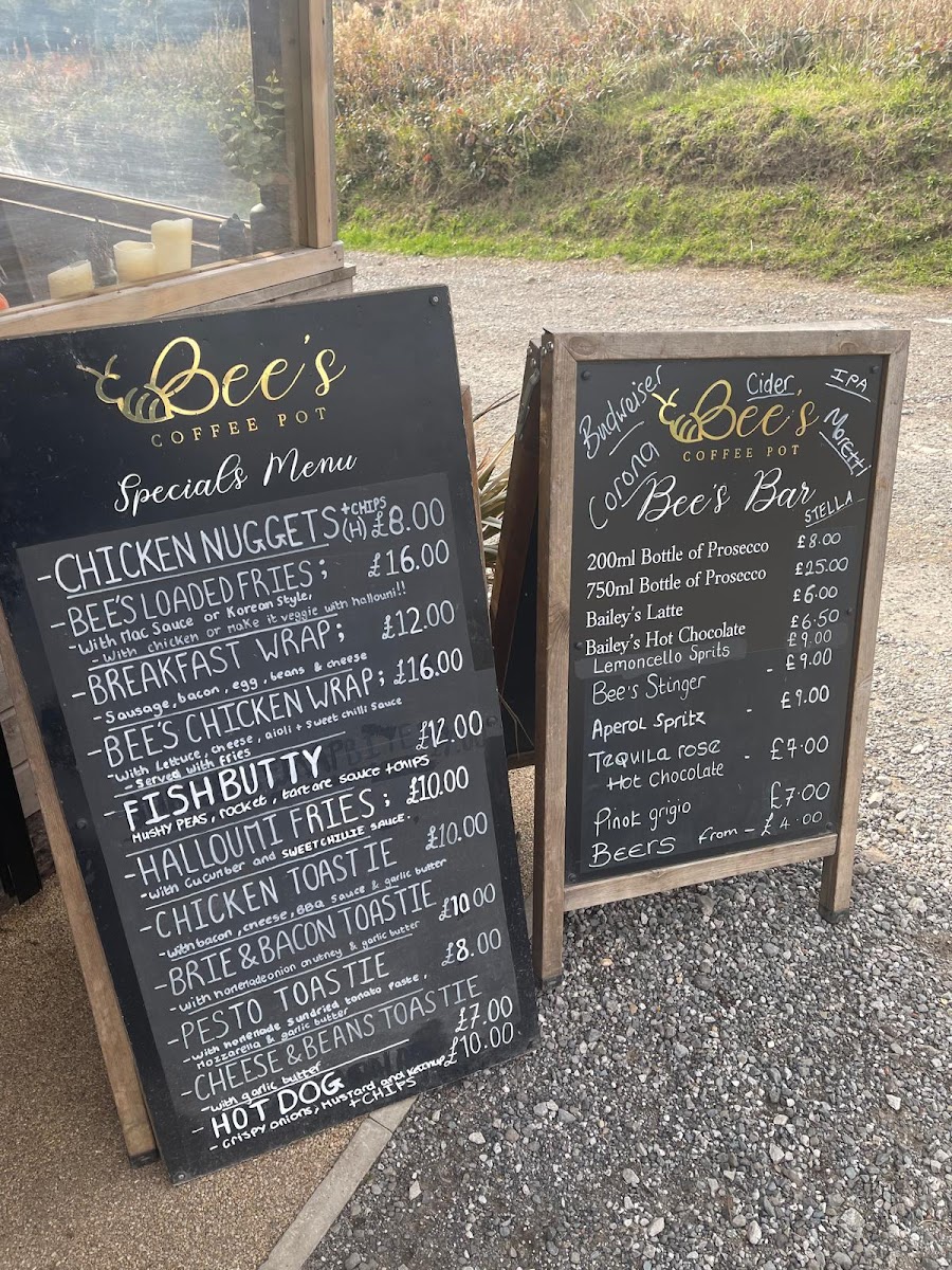 Menu Bee's Coffee Pot-2