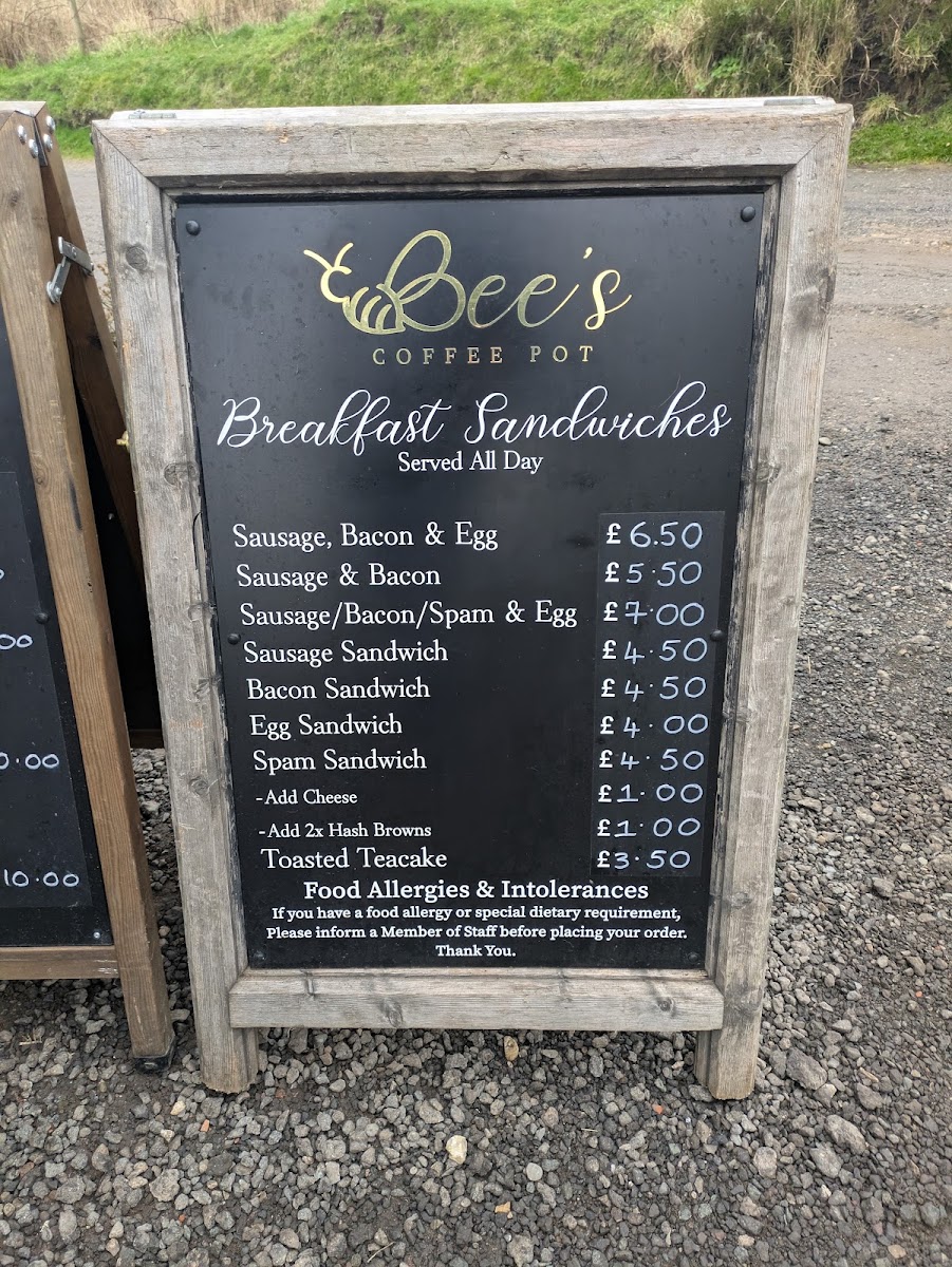 Menu Bee's Coffee Pot-7