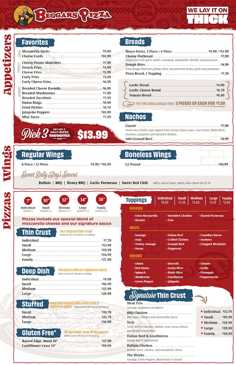 Menu Beggars Pizza - Bolingbrook-2