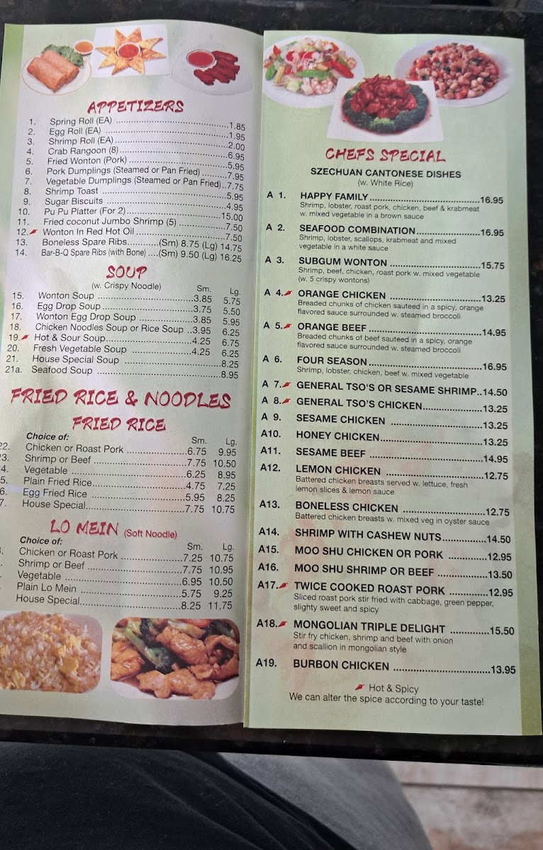 Menu Bei Jing Chinese Restaurant-1