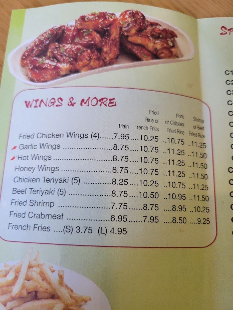 Menu Bei Jing Chinese Restaurant-3