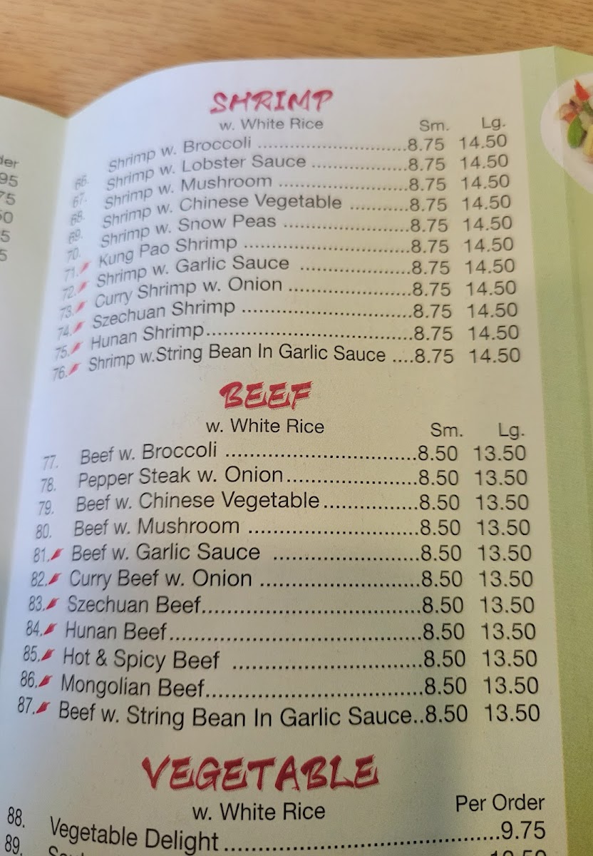 Menu Bei Jing Chinese Restaurant-5