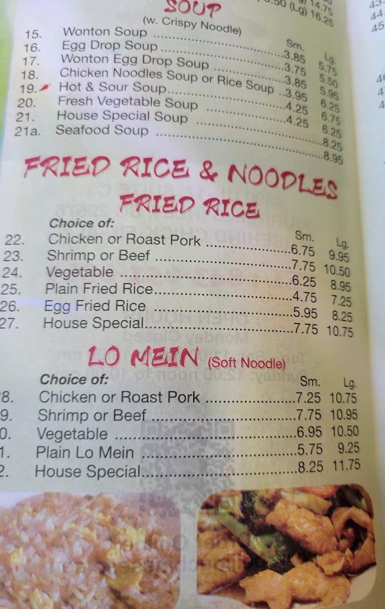 Menu Bei Jing Chinese Restaurant-9