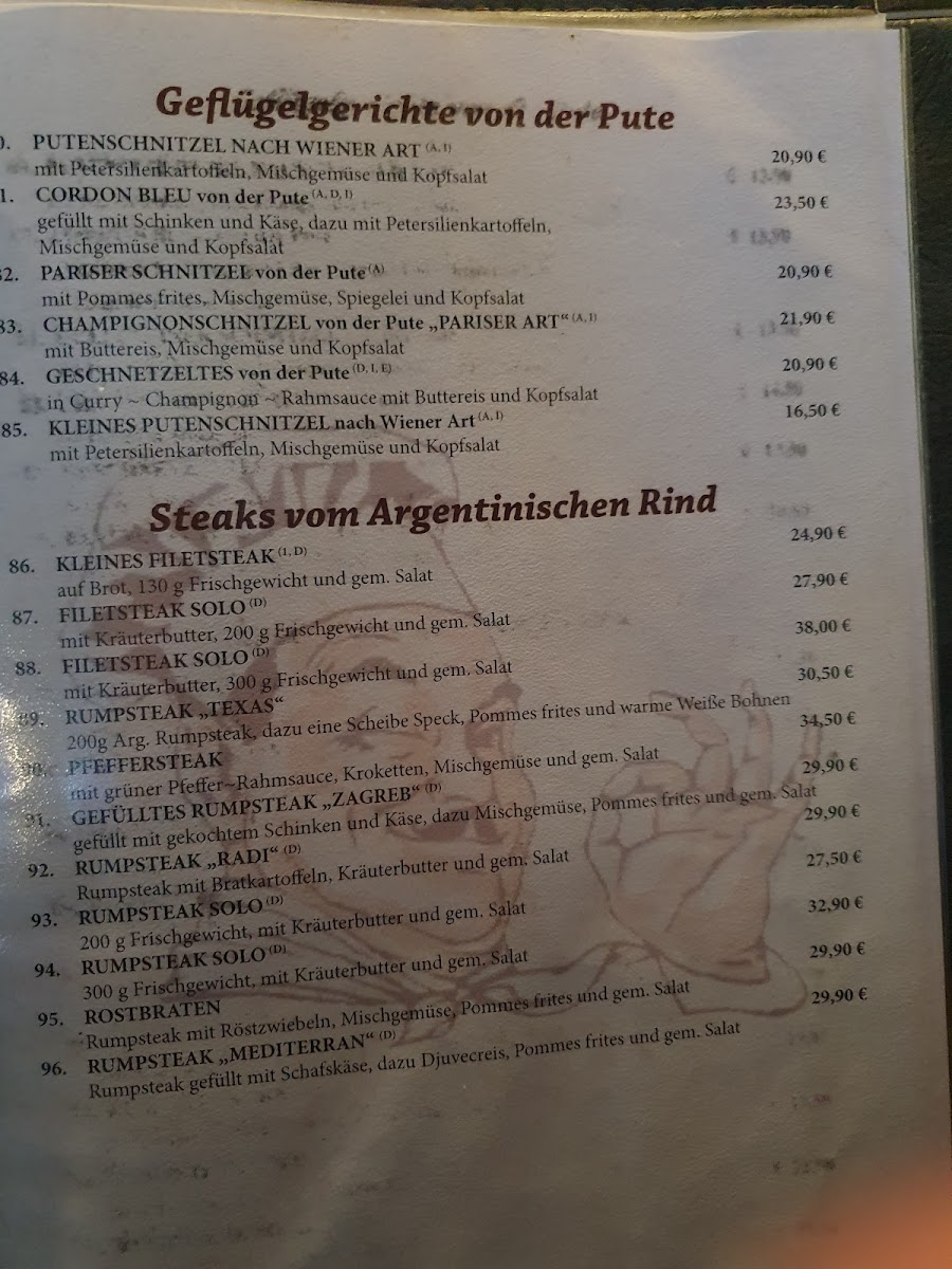 Menu Bei Radi-10