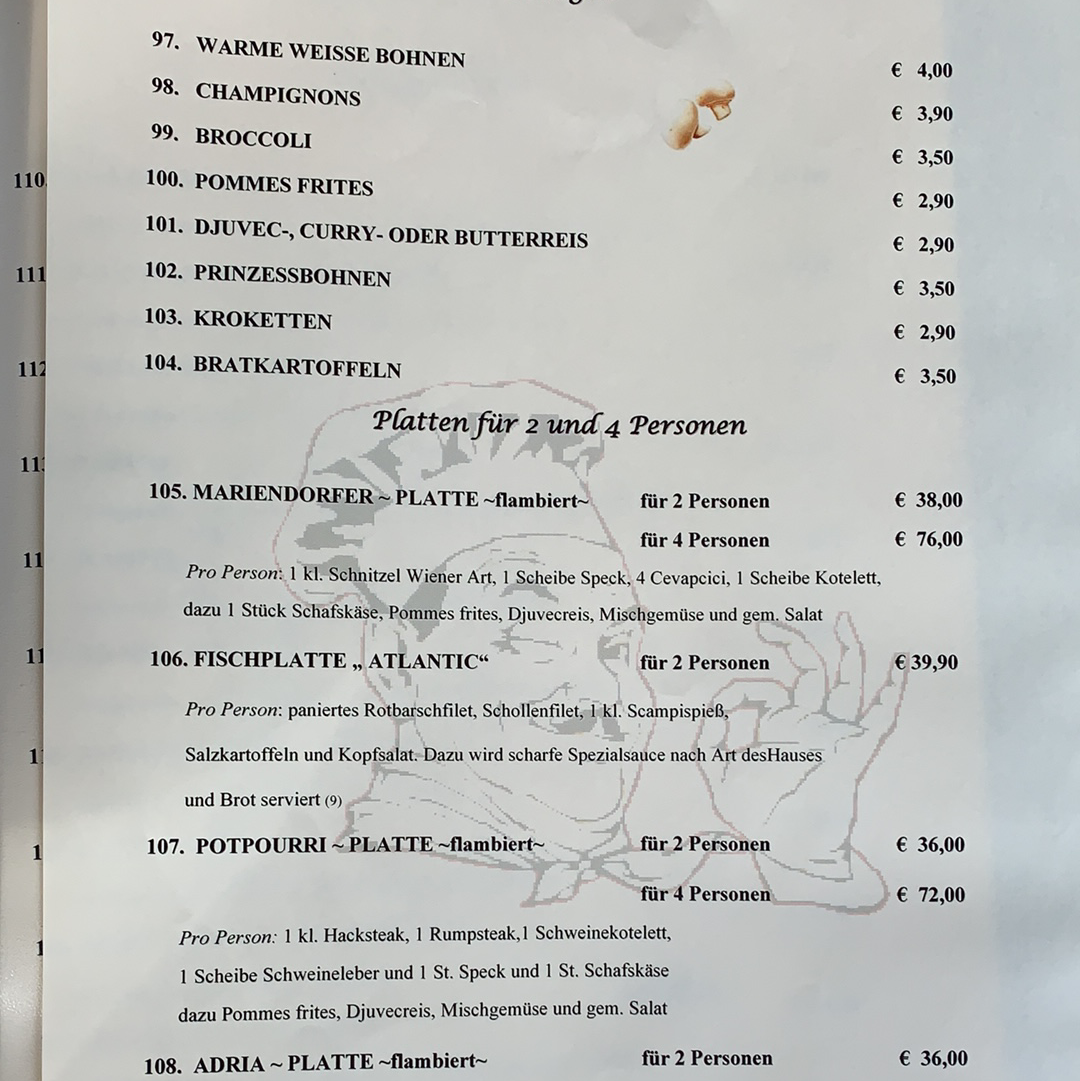 Menu Bei Radi-2